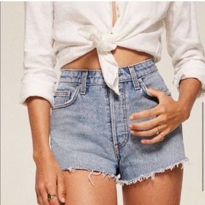 Reformation Denim Shorts size 25